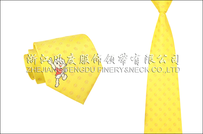十一運(yùn)組會 色織滌絲領(lǐng)帶