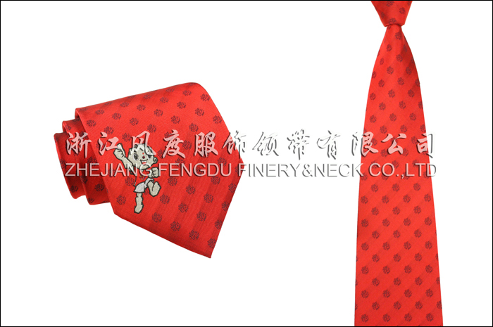 十一運(yùn)組會 色織滌絲領(lǐng)帶