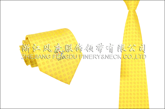 十一運(yùn)組會 色織滌絲領(lǐng)帶