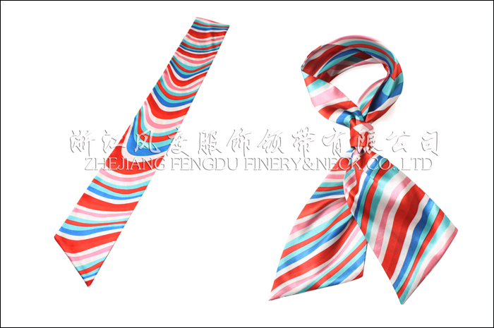 遼寧省科學(xué)技術(shù)院 仿絲雙層斜角長(zhǎng)巾 規(guī)格：80x10cm