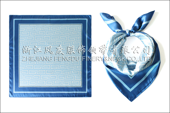 吉利汽車(chē) 仿絲小方巾 規(guī)格：53x53cm